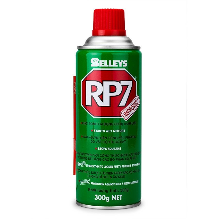 Chất tẩy rửa, bôi trơn, chống gỉ sét Sellys RP7