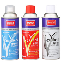 hóa chất kiểm tra vết nứt mối hàn megacheck nabakem